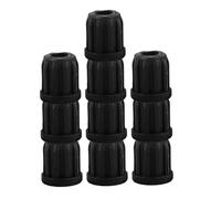 TOGEVAL 20Pcs Plastic Caster Socket Inserts for Furniture Wheels Wear-resistant Stem Sleeves for Office Chair Legs and Wooden Furniture Professional Replacement Parts