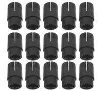 TOGEVAL 20pcs Potentiometer Knobs Split Shaft Control Knobs for Audio Equipment Volume Replacement Indicator Marked Non-slip Design for Electric Guitar Amplifier Mixer