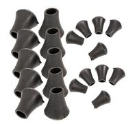 TOGEVAL 20pcs Replacement Rubber Feet Drum Sleeve for Drums High Durability Rubber Material Not Easy to Deform for Professional Percussion Use