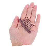 TOGEVAL 20pcs Teeth Metal Wig Clips for Hair Extensions Secure Snap Comb Clips for Making Caps Hairpieces Styling Invisible for Wig Caps
