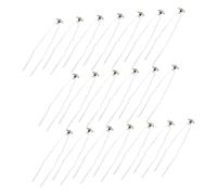 TOGEVAL 20pcs U-shape Wedding Bridal Hair Forks Elegant for Updos Comfortable and Smooth for Daily Use and Special Occasions