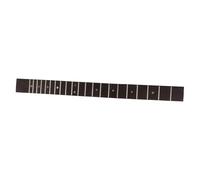 TOGEVAL 21-fret Wood Guitar Fingerboard Replacement Fretboard for Electric Guitar Simple Design Black Wood Material for DIY and Upgrade