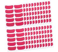 TOGEVAL 22 Sheets Softball Eye Stickers Adhesive PVC Face Strips Moisture Resistant Sports Eye Patches for Baseball Football Hockey Players