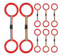 TOGEVAL 24 Sets Walking Rope with Rings Anti-Lost Safety Wristbands for Detachable Soft Traction Leash Strap for Preschool Daycare Outdoor Group Walks Lightweight Comfortable Wrist Tether