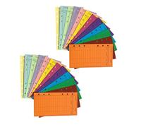 TOGEVAL 24Pcs Cash Envelopes Budget Binder for Money Storage and Budget Planning Portable Money Holder for Cash Management at Home Office and School