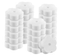 TOGEVAL 24pcs Filter Sponge Hot Tub Absorber Foam Hot Tub Sponge for Swimming Absorbing Pool Absorber Spa for Cleaning Grease for White