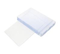 TOGEVAL 24pcs Pocket Boutonniere Plastic Sleeves 124mm X 84mm No Lapel Pin Boutonniere Holders for Groom and Groomsmen Suits Wedding and Prom Accessories