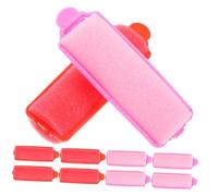TOGEVAL 24pcs Sponge Hair Curlers Lightweight DIY Hair Rollers for Women Soft Bangs and Root Curlers for Fluffy Curls at Home Salon Use Random Color
