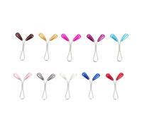 TOGEVAL 24Pcs U-shaped Pearl Scarf Clips Decorative Scarf Brooch Pins for Muslim Hijab Headscarf Classic and Fashionable Design Easy to Wear for Parties and Weddings