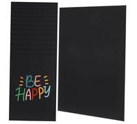 TOGEVAL 25 Pcs Heavyweight Black Cardstock Paper for DIY Craft Projects Photo Albums Halloween Decorations and Handmade Cards