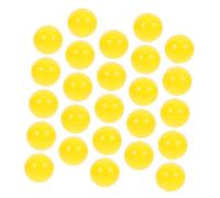 TOGEVAL 25pcs Yellow Hollow Lottery Balls Openable Plastic Raffle Balls for Party Favor Game Supplies with Reusable PVC Material Convenient Surprise Sphere