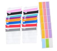 TOGEVAL 27 Pcs Reusable PVC Pill Storage Bags with Self-Sealing Zipper and Label Stickers Medicine Organizer for Travel Small Item Compact Pouches for Easy Identification and Daily Use
