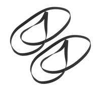 TOGEVAL 2pcs 235mm Rubber Flat Belt Replacement for Turntable Record Player and Cassette Player Drive Belts Accessories for Recorder Playback Equipment