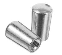 TOGEVAL 2pcs 3.5mm Metal Guitar Toggle Tips Caps for Electric Guitar Pickup Selector Switch Replacement Silver Electric Accessories