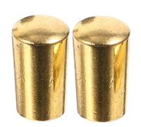 TOGEVAL 2pcs 4mm Gold Electric Guitar Toggle Tip Caps Metal Pickup Switch Covers Compatible with Les Paul and Classic Models Guitar Parts Accessories for String Instrument Maintenance