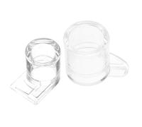 TOGEVAL 2Pcs Acrylic Ant Water Feeder Set with Small and Large Bowls, Pet Water Dispenser Bowls for Indoor and Small Insect Feeding, Nest Watering Station for Pet Supplies