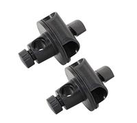 TOGEVAL 2pcs Adjustable Microphone Arm Clamps Versatile Tripod Clips for Mobile Phone Holders Easy Installation Smooth Surface for Live Broadcast and Photography