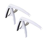 TOGEVAL 2pcs Adjustable Ukulele Capo for Guitar Essential String Instrument Accessory Easy to Use for Acoustic and Electric Guitars for All Music Styles