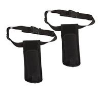 TOGEVAL 2Pcs Adjustable Waist Pouch for Masseurs Essential Oil Bottle Holder Lightweight Massage Lotion Storage Bag with Thick Protective Material for Easy Carry and Quick Access