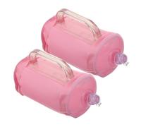 TOGEVAL 2pcs Adjustable Water Dumbbell Total Portable Fitness Equipment for All Levels Easy to Fill and Weight Compact Dumbbell Shape Bottle for Home and Travel Workouts