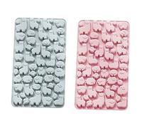 TOGEVAL 2Pcs Alpaca Shaped Silicone Baking Mold Food Grade Non Stick Heat and Cold Resistant Chocolate Candy Molds for Oven Microwave and Freezer Use in Home Kitchens