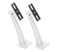 TOGEVAL 2pcs Aluminum Alloy Security Camera Bracket Monitor Camera Wall Mount Adjustable Angle Ceiling Stand for Home and Business Surveillance