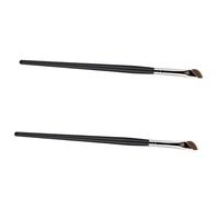 TOGEVAL 2pcs Angled Concealer Brush Flat Makeup Tools for Eyebrow and Eye Shadow Application Smooth Bristles for Precise Liner Ergonomic Design for Easy Use by Women and Beginners