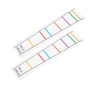 TOGEVAL 2pcs Beginner Violin Practice Aid of Finger Placement Stickers for Violins Scale Learning Guide