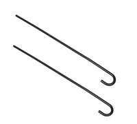 TOGEVAL 2PCS Black Illusion Cosplay Costume Walking Sticks 4-Section Plastic Jazz Dance Canes with Knob for Party Performance and Theatrical Props