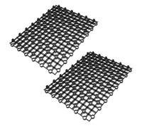 TOGEVAL 2pcs Black Plastic Aquarium Filter Plates Gravel Board Tank Dividers Wear-resistant Fish Tank Accessories under Gravel Filter Setup