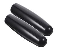 TOGEVAL 2pcs Black Plastic Beer Tap Handles for Kegerators and Homebrewers Reusable Faucet Handle Replacement for Bars Restaurants Events and Weddings