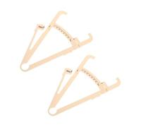 TOGEVAL 2pcs Body Fat Caliper with Body Measuring Tape Accurate Skin Fold Tester Tear-Resistant Beige Tape Measure with Scale Easy Use Guide for Weight Management