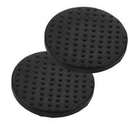 TOGEVAL 2pcs Car Jack Support Pads Rubber Front Wheel Pallet Pads with Pump Pallet Isolator for Hydraulic Floor Jack Durable Double Pump Lift Accessories