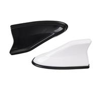 TOGEVAL 2pcs Car Tail Wing Drift Auto Spoiler Plastic Vehicle Rear Decor Fit Black White for Enhanced Stability and Wind Resistance