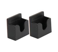 TOGEVAL 2pcs Cb Mic Mount and Microphone Holder Clip with Adhesive Backing Universal Car and Radio Mic Hanger for Ham Radio and Sturdy Plastic Clamp for Vehicle and Home Use