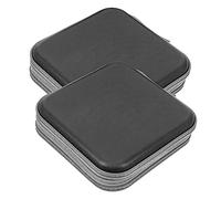 TOGEVAL 2pcs Cd Storage Cases Portable Cd Case 40 Capacity DVD Holders Storage for Travel Home