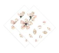 TOGEVAL 2pcs Cherry Blossom Petal Self-adhesive Guitar Fretboard Stickers Decorative Decals for Ukulele Electric Guitar Bass Diy Panel Decoration for Music Instrument