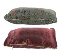 TOGEVAL 2pcs Chinese Medicine Pulse Diagnosis Pillows Traditional Leather Diagnostic Pillows Supple Pulse-feeling Cushions for Clinic and Hospital Use Random Style