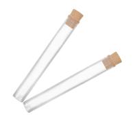 TOGEVAL 2pcs Clear Cat Whiskers Collector Jar with Secure Seal for Pet Hair Memorial Storage Transparent Keepsake Bottle for Dog and Cat Hair Display and Multipurpose Token Preservation