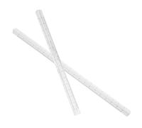 TOGEVAL 2pcs Clear Precision Rulers Plastic Measuring Tools for Students Architects Engineers Lightweight Transparent Design for Accurate Measurements School Office