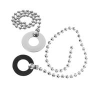 TOGEVAL 2pcs Cymbal Sizzle Chain Metal Rattler for Jazz Drum Kit Accessories Cymbal Extension Chain for Percussion Instrument Supplies for Drum Kit Hardware