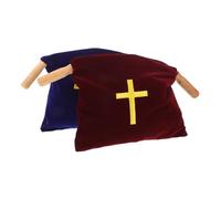 TOGEVAL 2pcs Dedication Bag Baptisms Bags Religious Offering Pouch