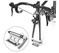 TOGEVAL 2pcs Deep Titanium Bicycle Fork Mount Quick Release Holder Stable Front Wheel Fixing Clamp for Convenient Bike Transportation and Travel