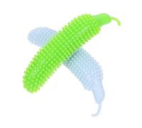 TOGEVAL 2pcs Dog Chew Toys for Puppies Interactive Teething for Dogs Portable Anxiety Relief Playthings for Indoor and Outdoor Fun