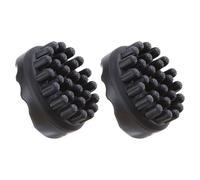 TOGEVAL 2pcs Dreadlock Comb Loc Brush for Dreads Massage Tool Scalp Cleaning Brush Wide Tooth Detangler Use for Curly Hair Styling