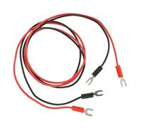 TOGEVAL 2pcs Dual Ended U-shaped Inserted Sheets Test Lead Cable Plastic Electric Connection Line for Circuit Testing and Industrial Electrical Use