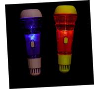 TOGEVAL 2pcs Echo Microphones Toys Wireless Boys and Girls Microphone for Stage Performance Echo Props Amplifying Function