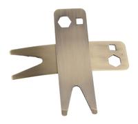 TOGEVAL 2pcs Electric Guitar Spanner Wrench Tool for Pickup Selector Jack Tightening Tuner Bushing Adjustment Compact Portable Bass Repair Accessory for Musicians