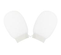 TOGEVAL 2pcs Exfoliating Body Scrubber Gloves Comfortable Dead Skin Removal Mitts for Shower Reusable Bath Exfoliator Soft Material for for Full Body Use