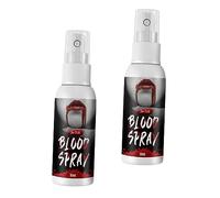 TOGEVAL 2pcs Fake Blood Spray Makeup Blood for Halloween Party Cosplay Non Staining Safe Odorless Liquid for Gruesome Effects Scars Wounds and Special Effects Makeup